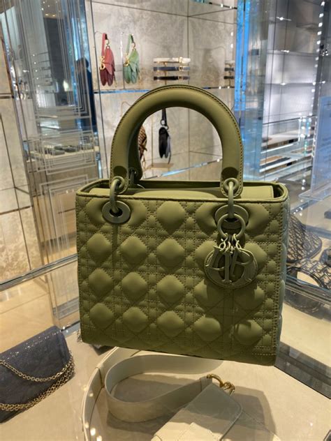 dior green purse|green lady dior bag.